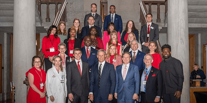 AHA Lobby Day with Governor Bill Lee, Nashville, 2025