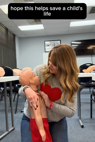 Helping a child that is choking