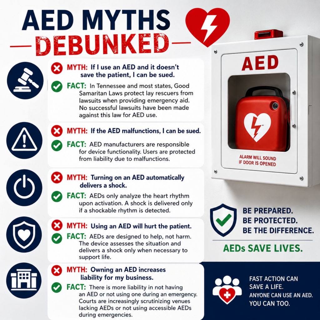 AED myths debunked