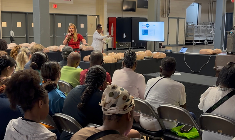 Certification class at CPR Awareness Week Knoxville