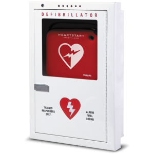 Philips AED Cabinet Semi-Recessed
