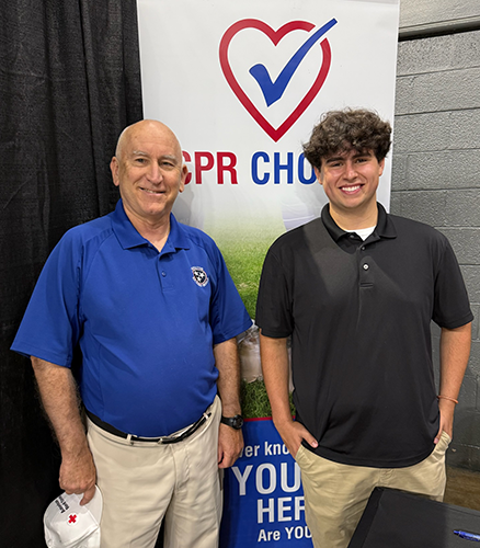 Senator Briggs supporting CPR Awareness Week with CPR Choice 