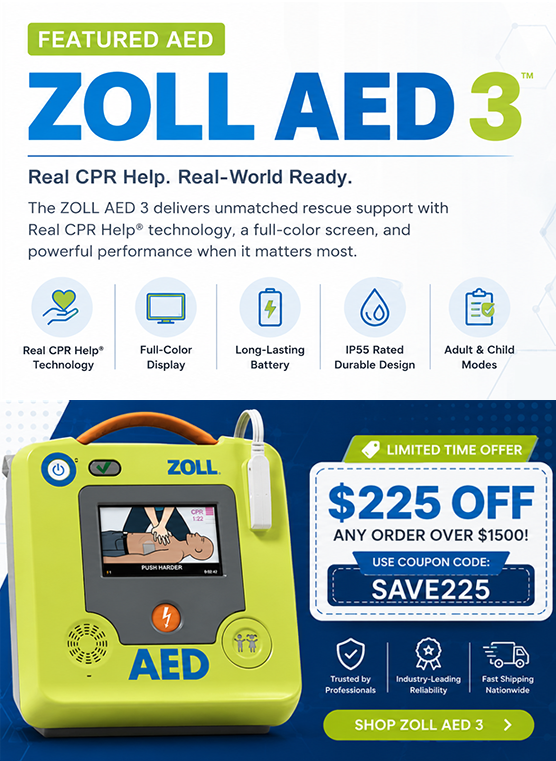 Featured AED: ZOLL AED 3
