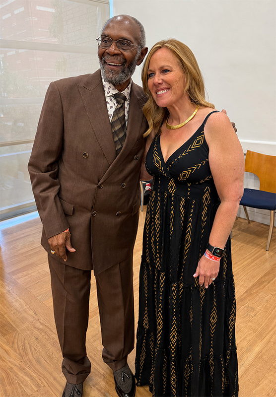 CPR Choice founder Cheryl Smith with John Moon, Freedom House paramedic and retired assistant chief of Pittsburgh EMS, at the 2026 National CPR & AED Awareness Rally in Washington, D.C.