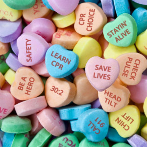 CPR Choice candy hearts