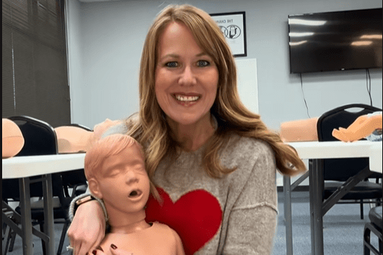 Cheryl Teaches Child Choking