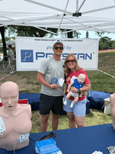 Cheryl at Preston booth
