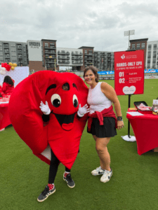 CPR Choice employee with heart man